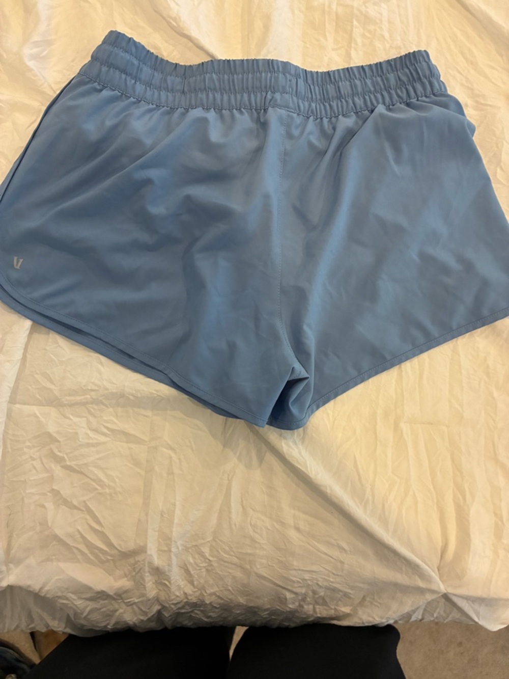 Vuori Powder Blue Elastic Waist Athletic Shorts - Picture 3 of 4